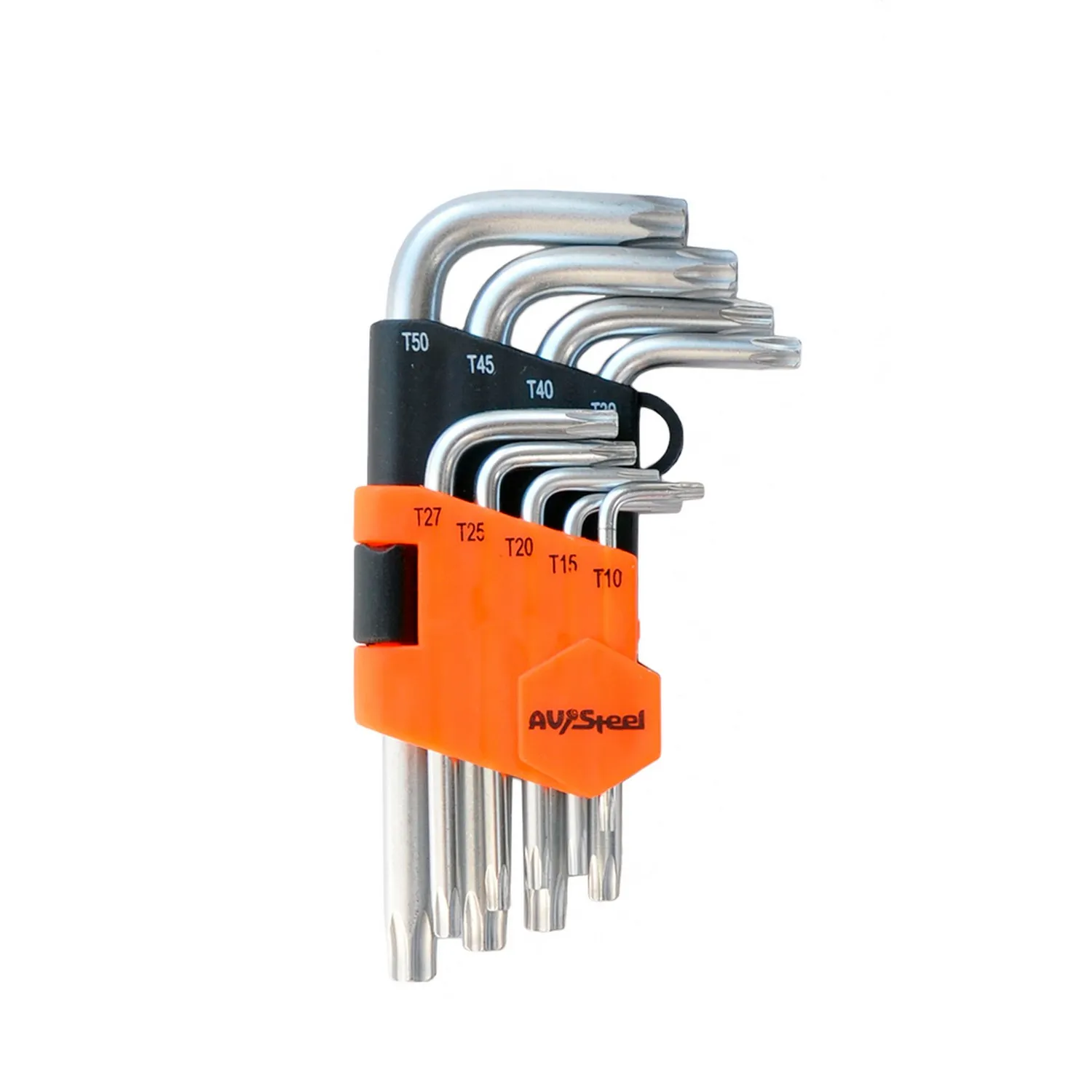 Набор ключей Г-образных TORX T10-T50 9 предм. AVSTEEL AV-367109