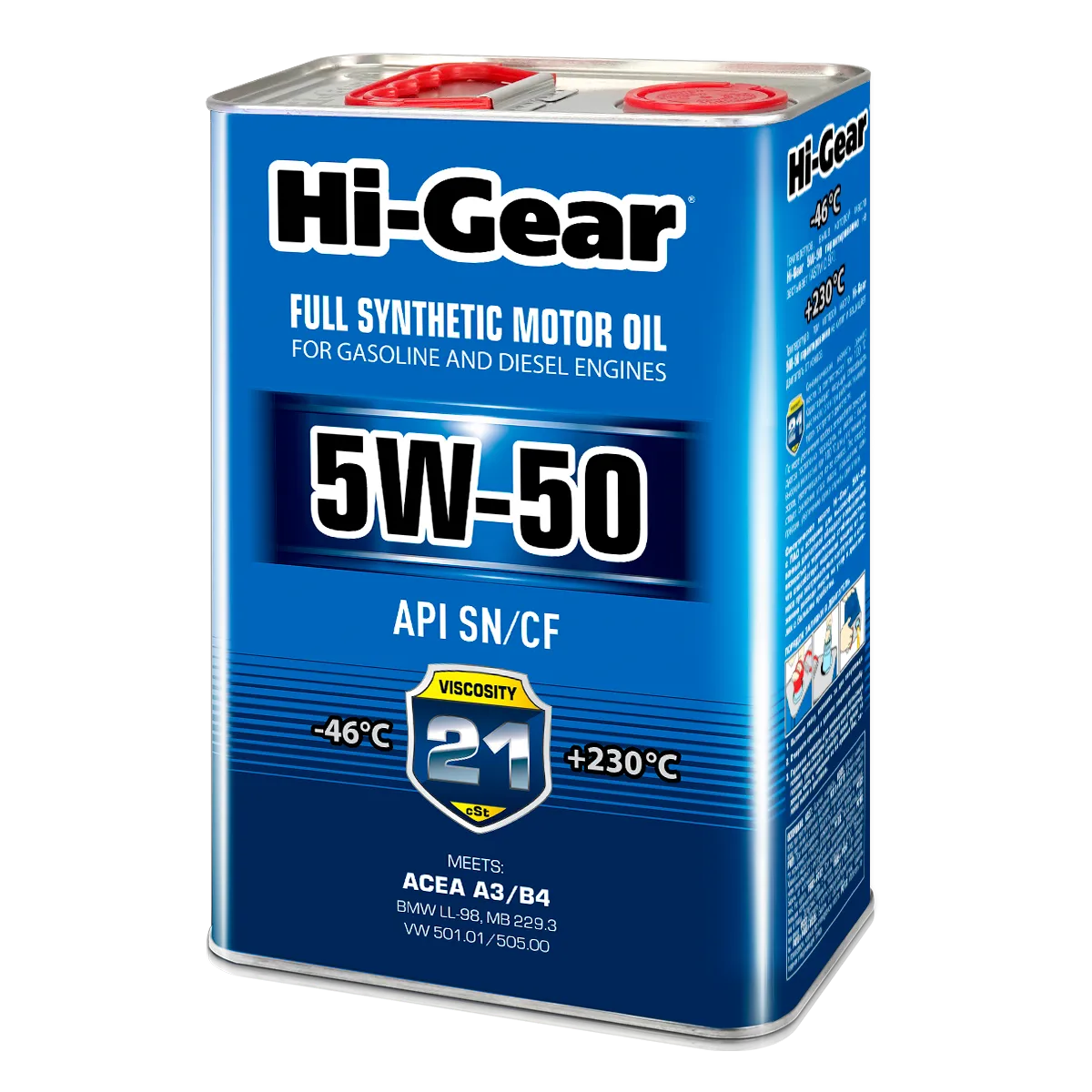 МАСЛО МОТОРНОЕ СИНТЕТИЧЕСКОЕ 5W-50 SMCF 4Л