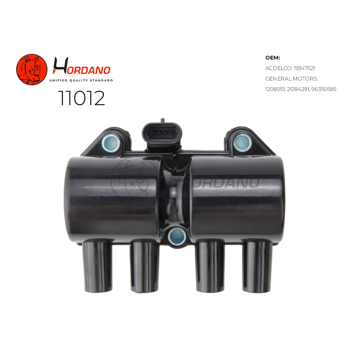Катушка зажигания CHEVROLET LANOS (T100) Седан 05- 1.5 SOHC Hordano 11012