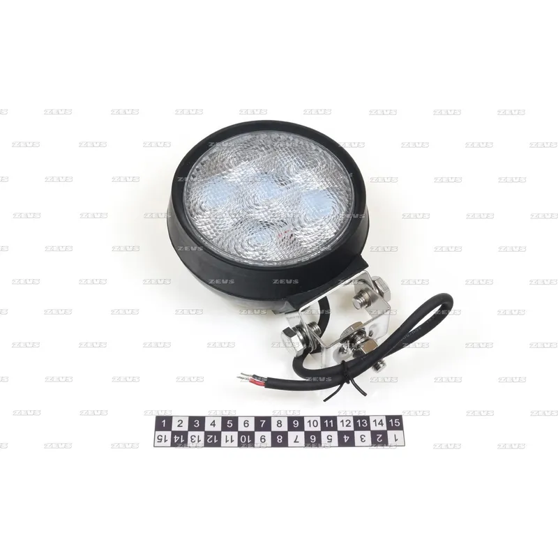 Фара доп света white ближний12-28v резиновый корп. ZEVS KW-109F