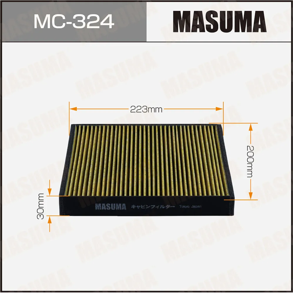 Фильтр салона Masuma MC-324 MASUMA MC324