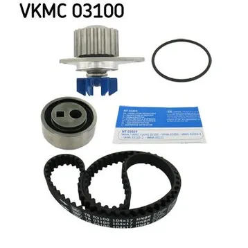 Комплект ремня ГРМ с помпой SKF VKMC03100