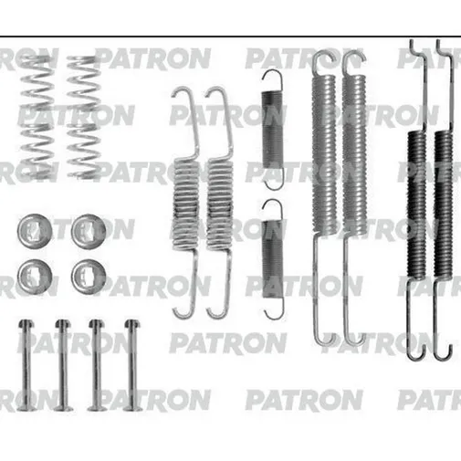 Комплект монтажный тормозных колодок барабанных VW: PASSAT 88-96, PASSAT Variant 88-97 PATRON PSRK0260