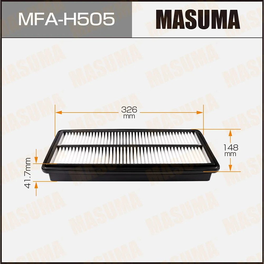 Фильтр воздушный HONDA ACCORD MASUMA MFA-H505