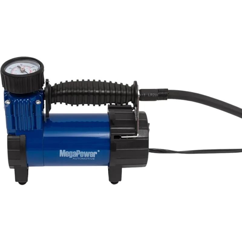 Компрессор M-11040 BLUE поршневой 100PSI (30л мин, 12А) в сумке 12V 1 10 MEGAPOWER M11040B