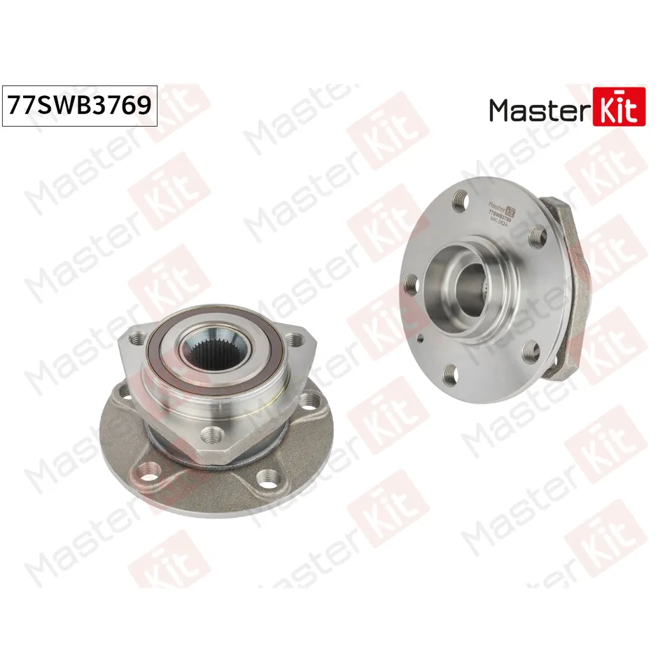 Ступица в сборе с подшипником перед. Audi A3 (8P1)/Skoda KODIAQ (NS7)/Volkswagen TIGUAN (5 MASTERKIT 77SWB3769
