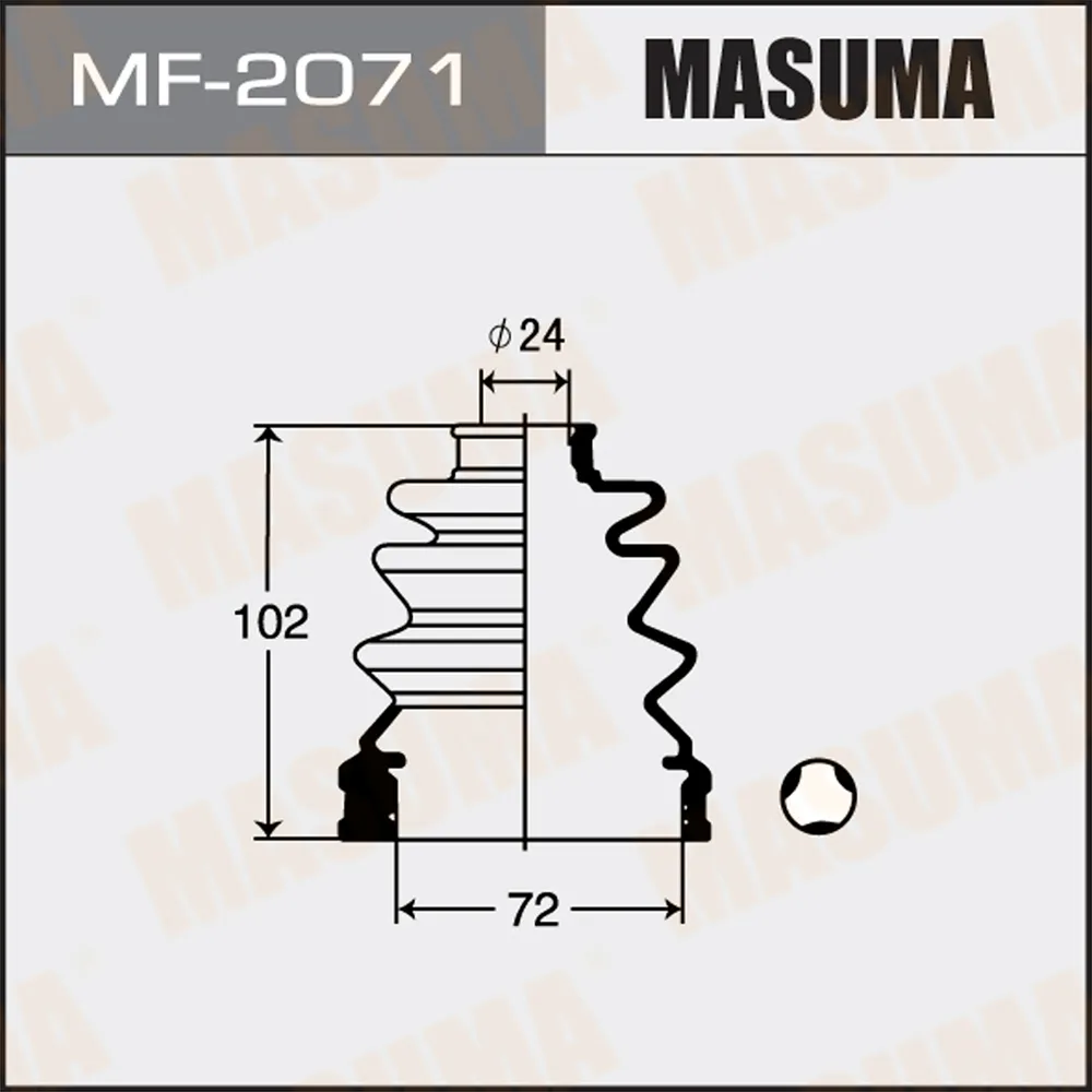 Пыльник ШРУСа NISSAN AD MASUMA MF-2071