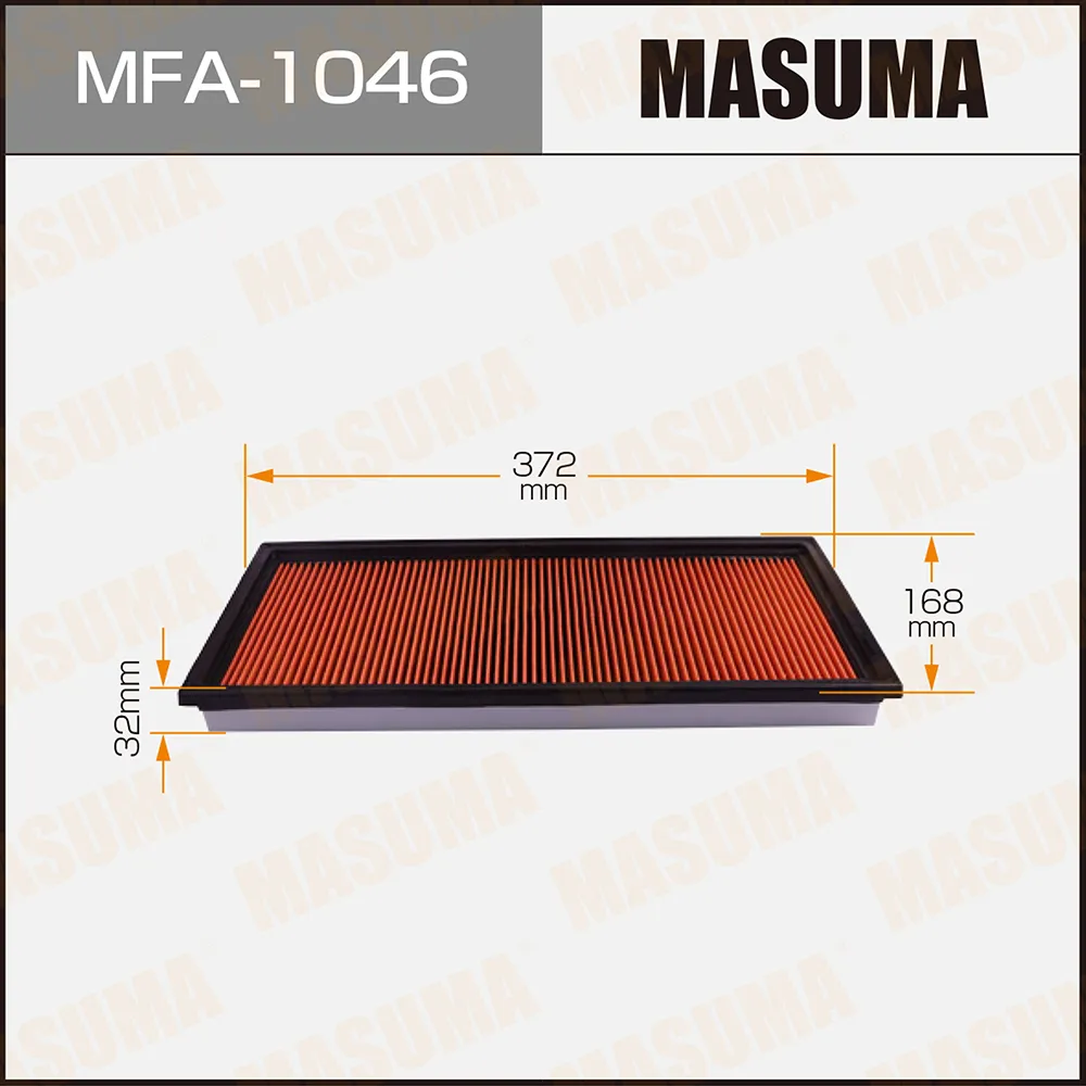Фильтр воздушный nissan almera primera sunny 1.7d-2.2di dci 90 MASUMA mfa1046