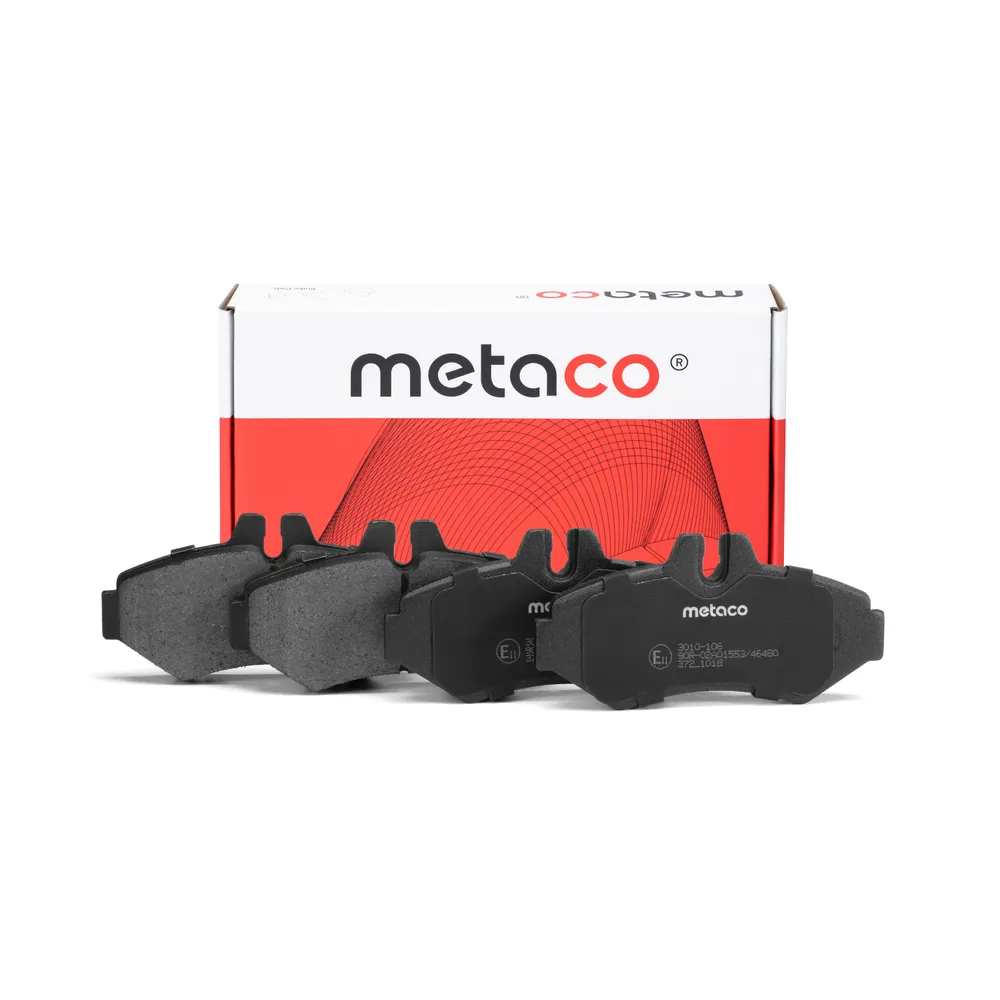 Колодки тормозные задние дисковые к-кт MB SPRINTER 95>/VW LT 96> Metaco 3010-106