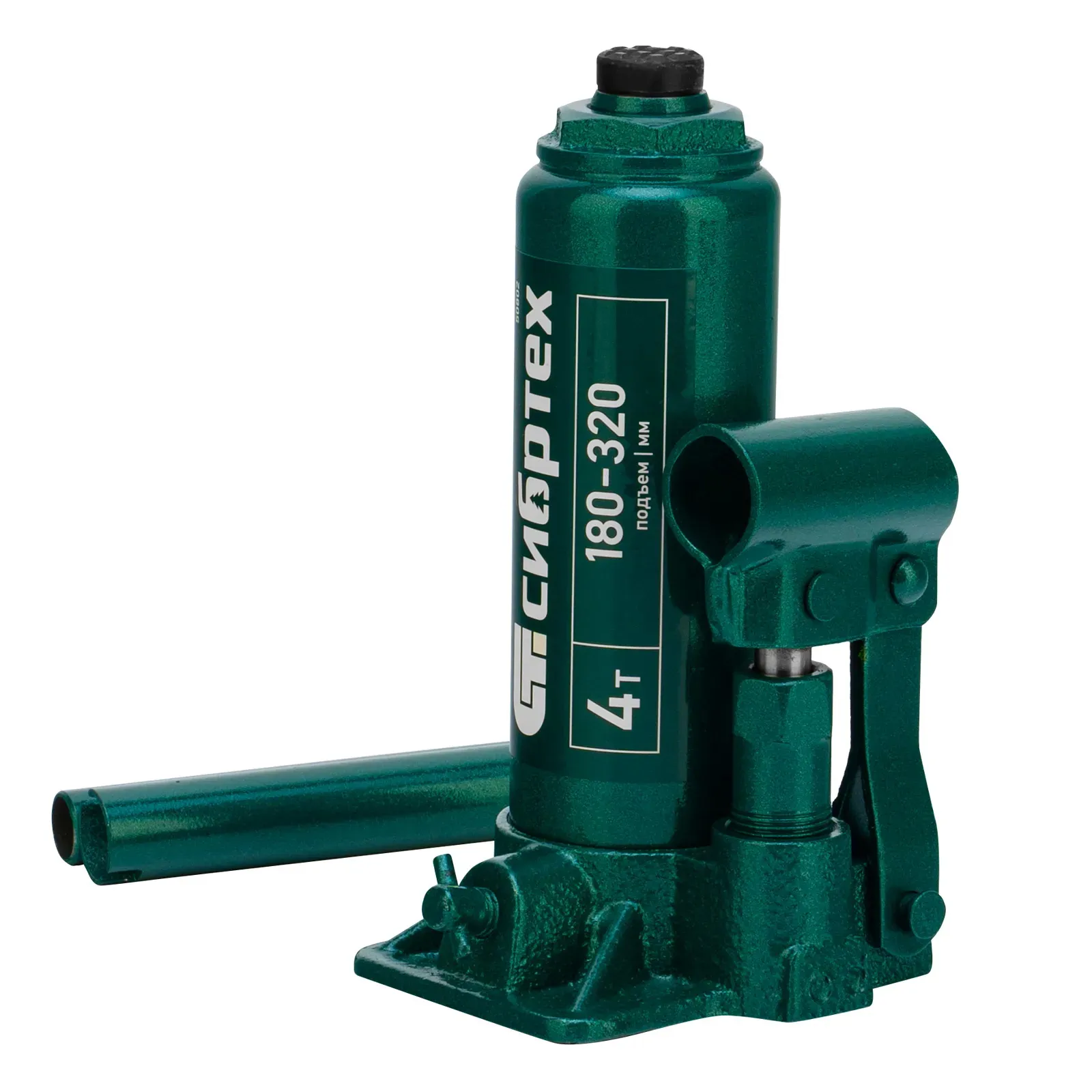 Домкрат гидравлический бутылочный, 4 т, 180-320 мм СИБРТЕХ 50802