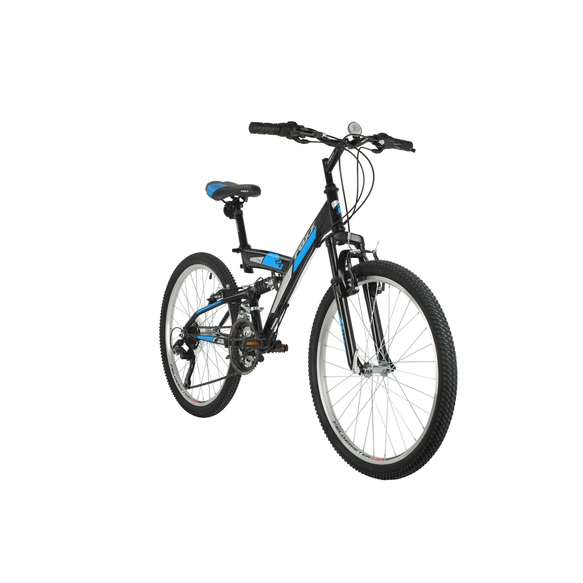 Велосипед 24 хардтейл FOXX Attack (2021) количество скоростей 18 рама сталь 14 черный