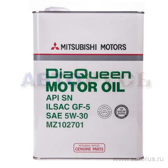 Масло моторное MITSUBISHI DIAQUEEN 5W-30 синтетическое 4 л MZ102701