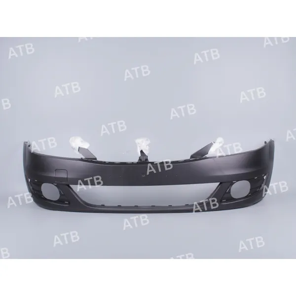 Бампер Renault Logan 1 2009-2015 рестайлинг передний шагрень без решетки под ПТФ ATB 1ARL101NF