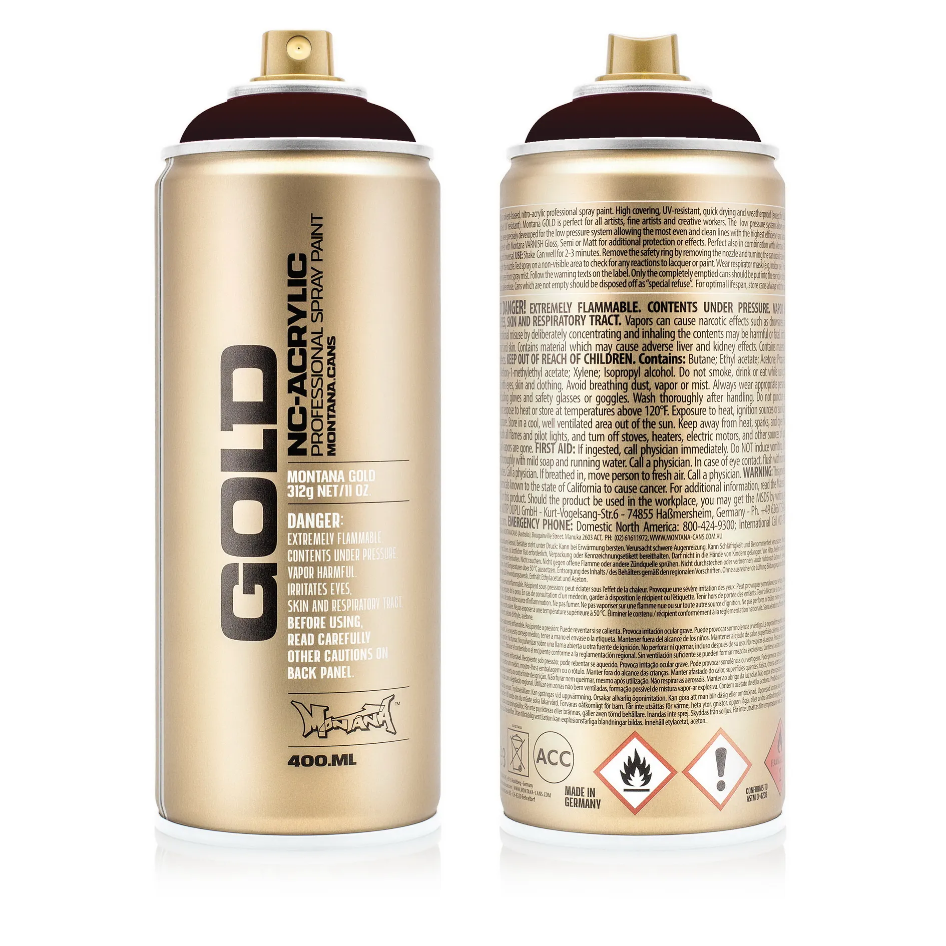 Краска GOLD вампирелла MONTANA CANS G3085