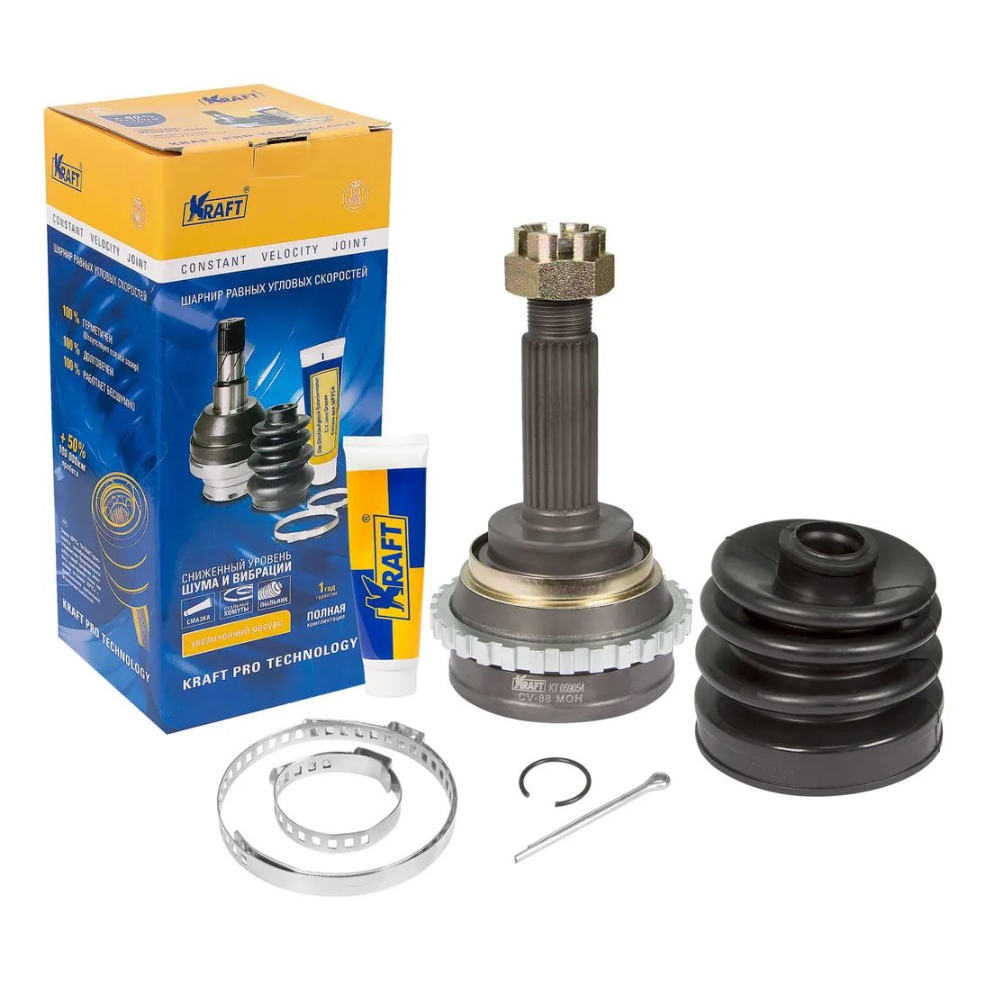 Шарнир наружный Hyundai Accent (94-)/Lantra (90-)/Pony (85-) 1,3/1,5 MT (ABS) KT 059054