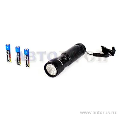 Фонарь светодиодный 12LED с рассеивающей линзой 3xR03 блистер Camelion TECHNO LED5108-12
