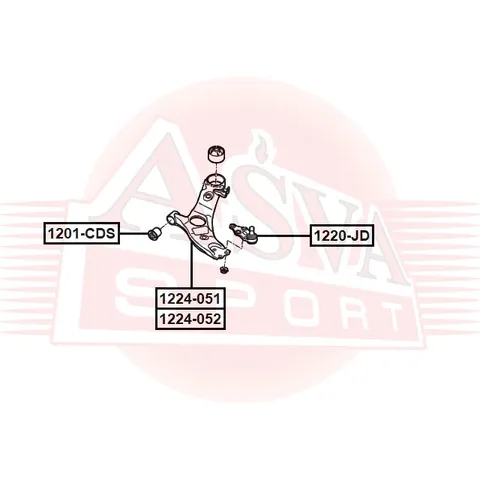 Рычаг ASVA 1224-051