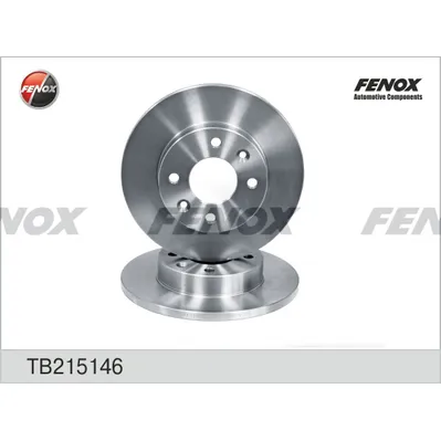 Диск тормозной передний RENAULT LOGAN/LADA LARGUS /ABS-/D=238MM FENOX TB215146