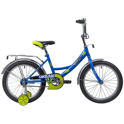 Велосипед 18 хардтейл Novatrack Urban (2019) количество скоростей 1 рама сталь 11,5 синий