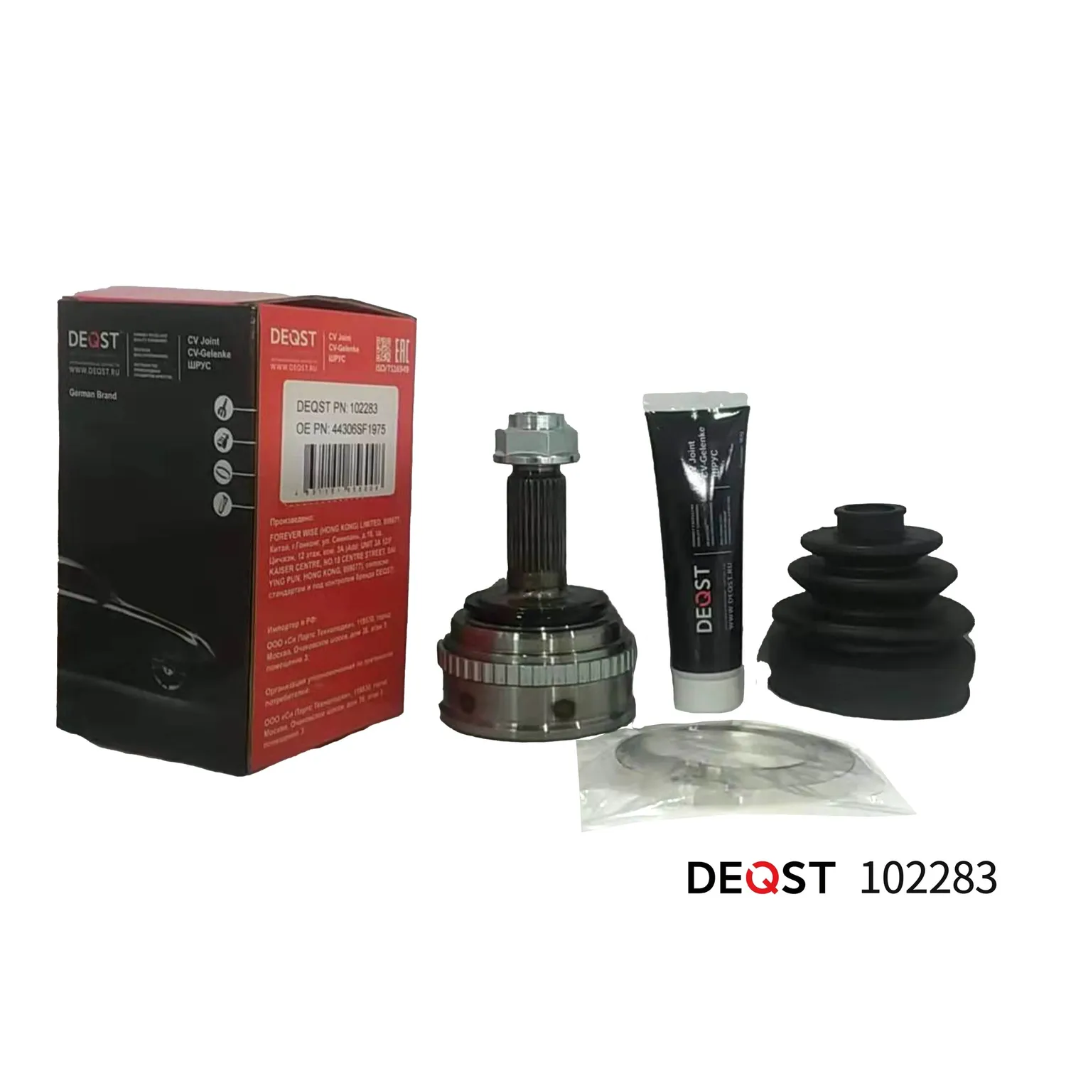 ШРУС. наружний HONDA ACCORD/PRELUDE 2.0/2.2 90-98 (ABS) DEQST 102283