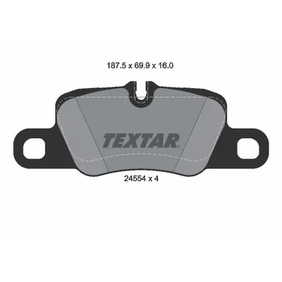 Колодки задние AUDI Q7/PORSCHE Cayenne/VW Touareg 2010-> TEXTAR 2455402