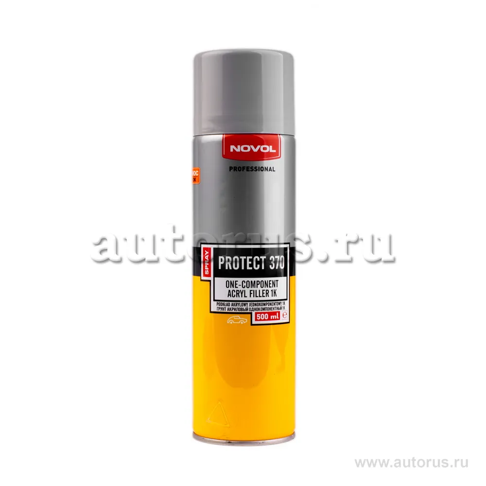Грунт акриловый 1К аэрозоль Novol PROTECT 370, 0,5л