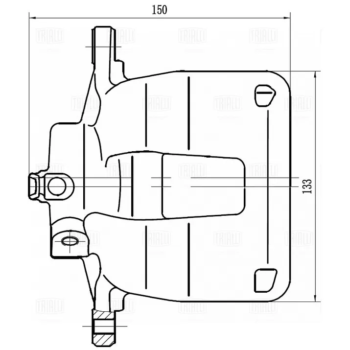 Суппорт торм. для а/м Peugeot Boxer (06-)/Citroen Jumper (06-) зад. прав. d=48мм TRIALLI CF 103568