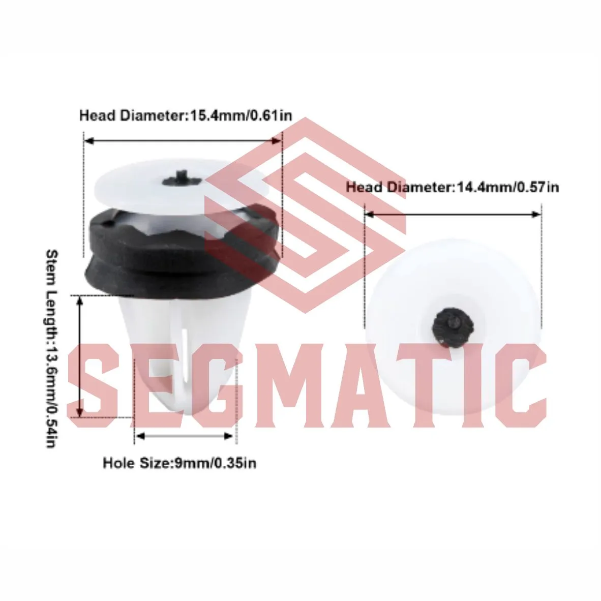 Клипса пластмассовая LAND ROVER SEGMATIC SG70203457