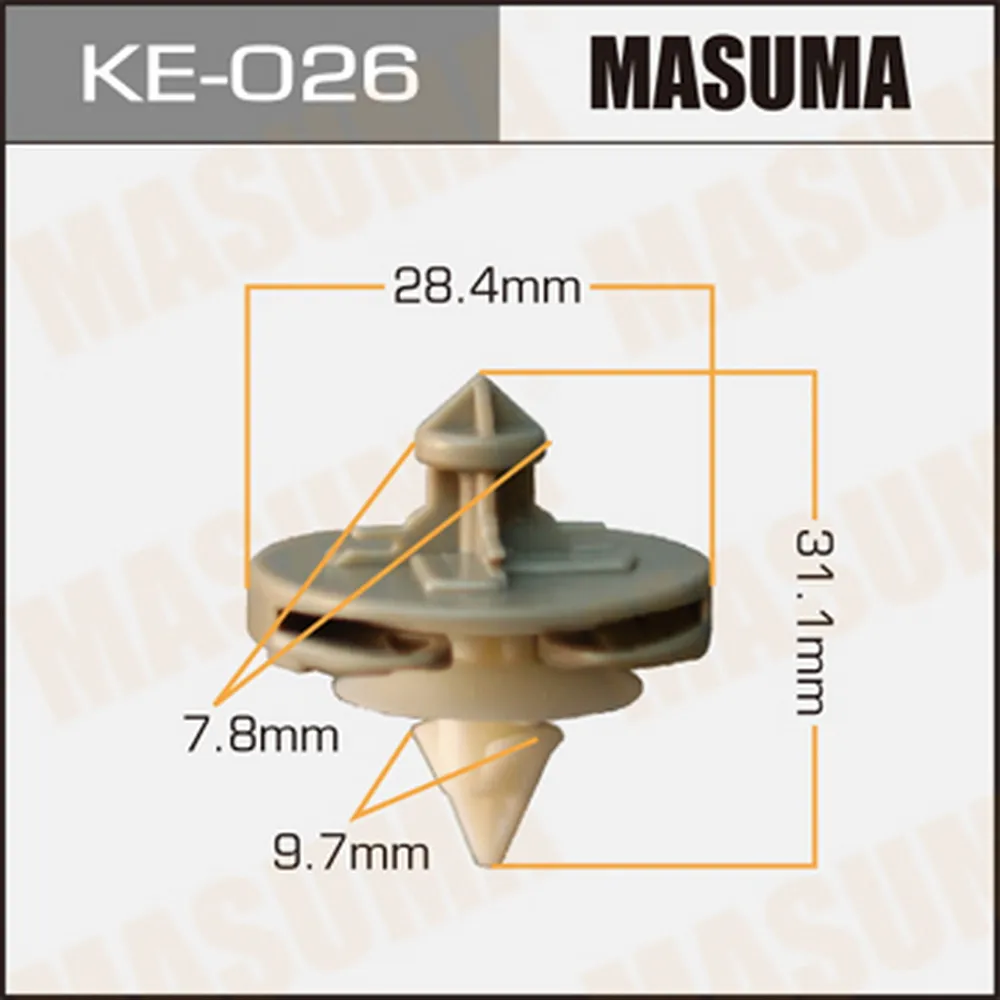 Клипса! VW Golf III 92-99 MASUMA KE026