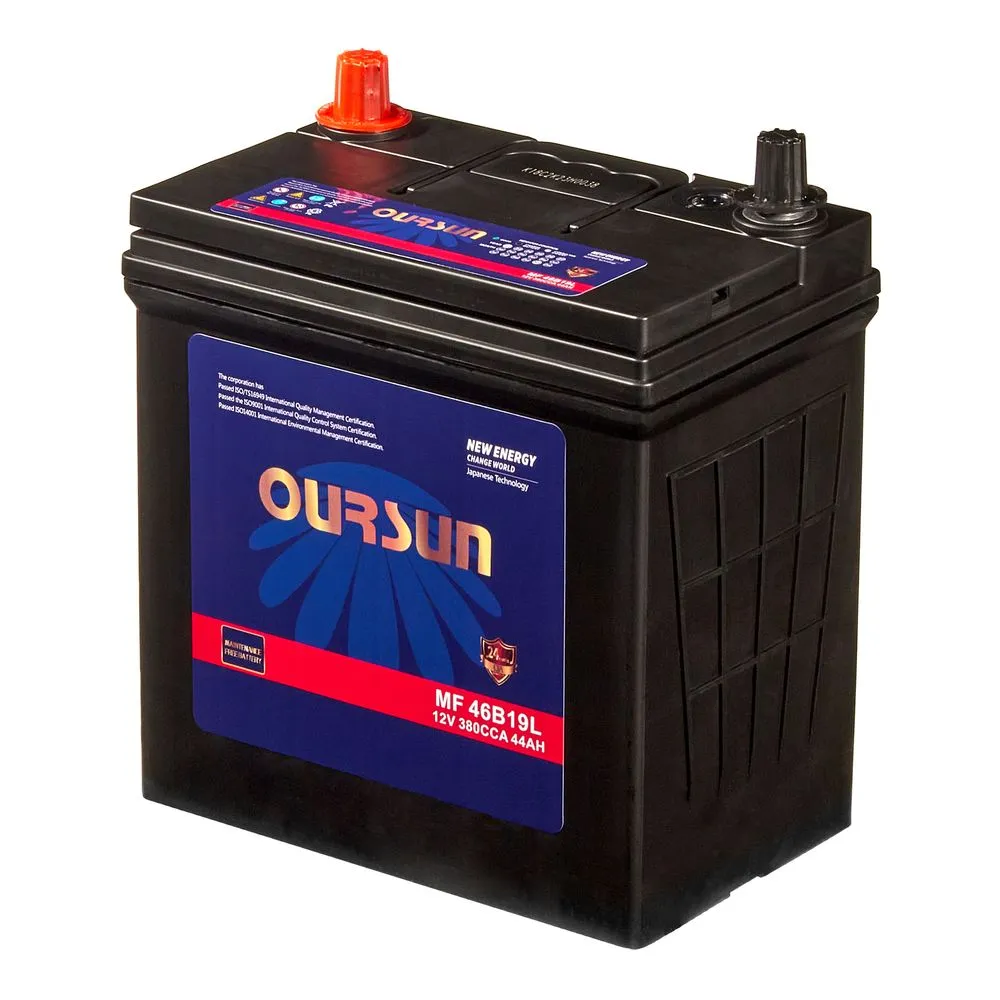 Аккумулятор OURSUN JIS MF 44 А/ч R+ (0) 222x196x128 EN380 А