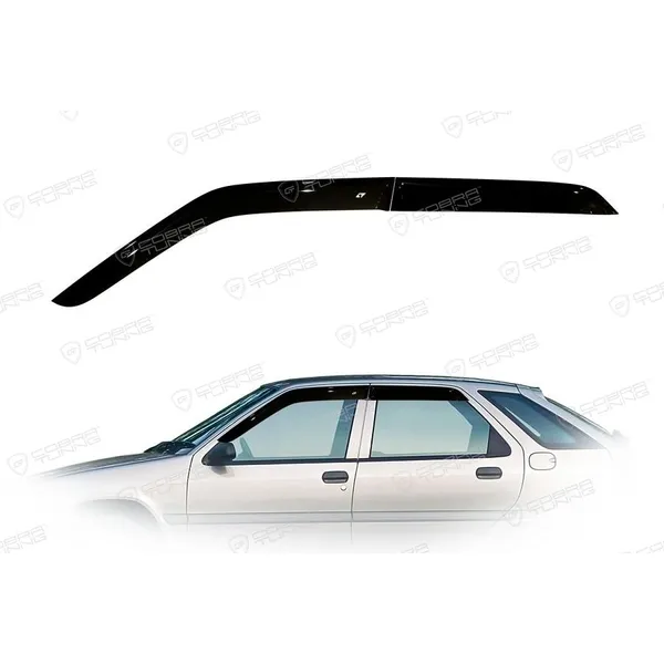 Дефлектора на окна Citroen ZX Hb 5d 1991-1997EuroStandard деф.окон Cobra Tuning CE42691