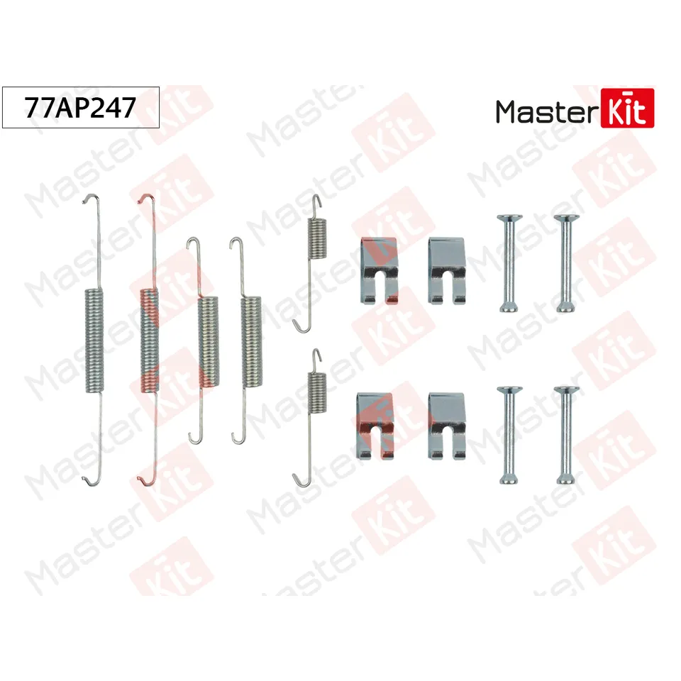 Комплект установочный барабанных колодок BMW 5 (E34) 1987 - 1995 MASTERKIT 77AP247