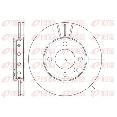 Диск тормозной передний VW LUPOPOLO 1.0-1.9SDI 94 REMSA 6426.10