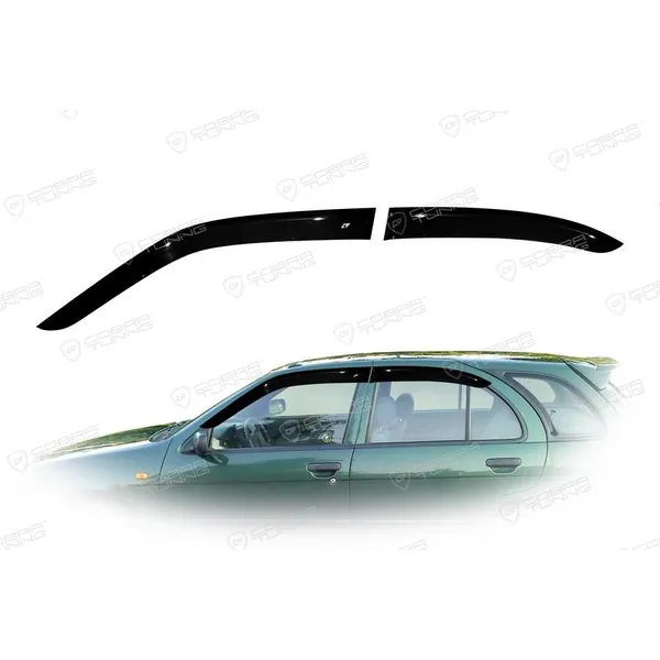 Дефлектора на окна Nissan Almera I Hb 5d (N15) 1995-2000EuroStandard деф.окон Cobra Tuning NE15795