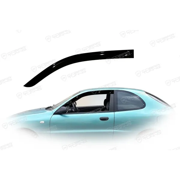 Дефлектора на окна Daewoo Lanos Coupe 1997-2003EuroStandard деф.окон Cobra Tuning DE11197