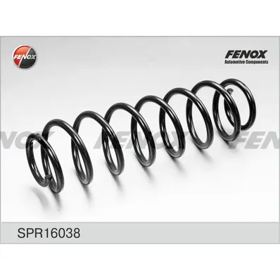 Пружина подвески SKODA FABIA 00- 1.2-1.6 ЗАДНЯЯ FENOX SPR16038