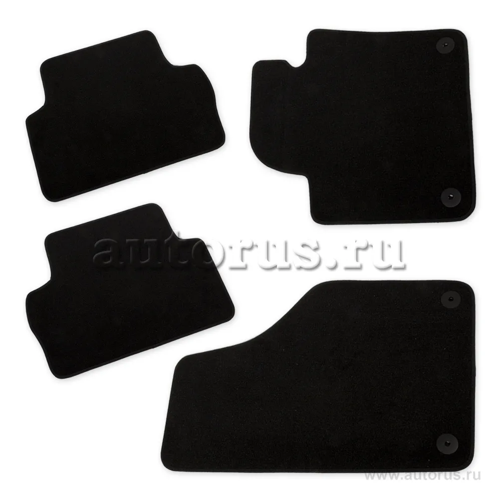 Ковры в салон велюровые alhambra (на 2 ряда) 5 мест VAG 7N5863011 LOE