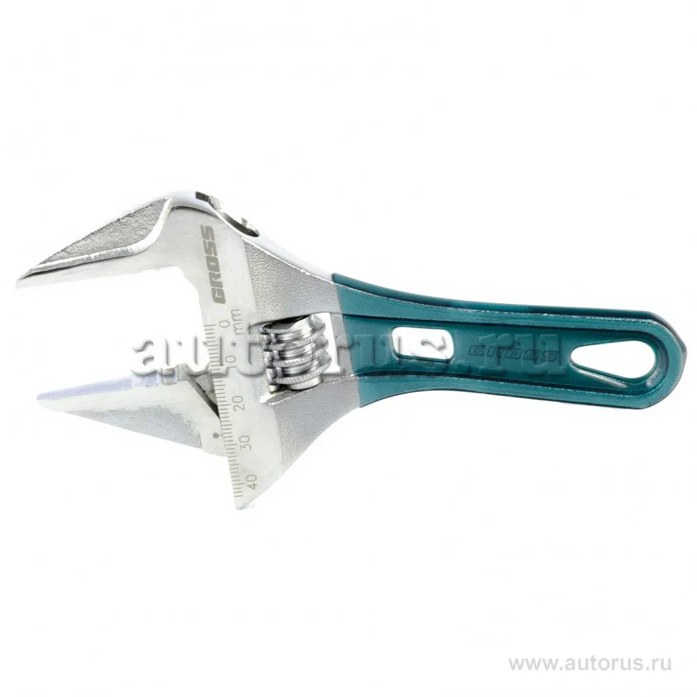 Ключ разводной, 160 мм, CrV, укороченная ручка Gross 15566 GROSS 15566