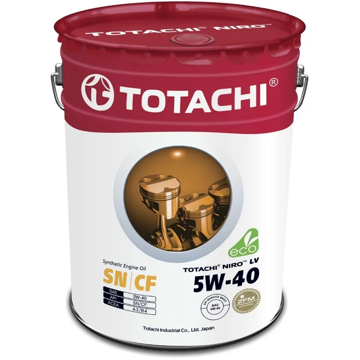 Масло моторное TOTACHI LV Synthetic 5W-40 синтетическое 19 л 4589904523557