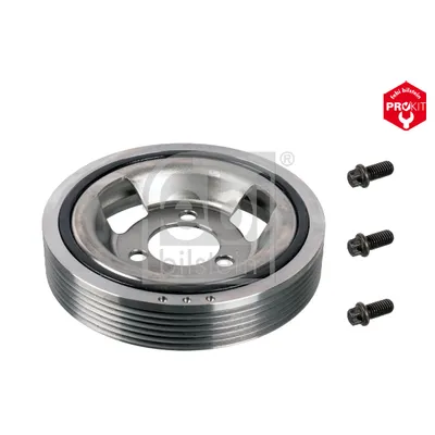 Шкив коленвала с болтами citroen c3c4 1.41.6 08, peugeot 207308 1.41.6 07 FEBI 33617