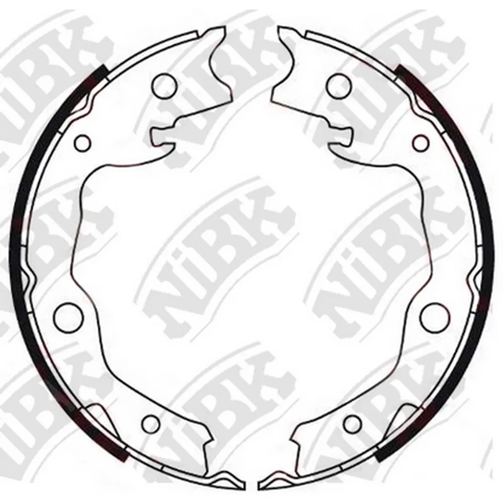 Колодки барабанные NIBK FN0621