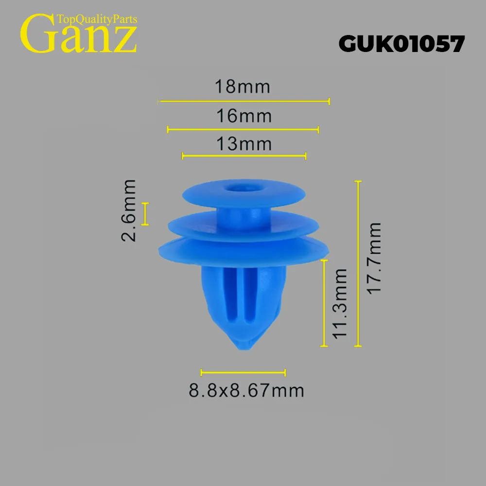 Клипса универсальная  GANZ GUK01057