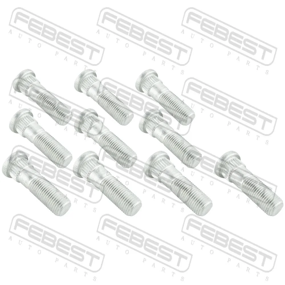 Шпилька колёсная (10 шт. в упаковке) MAZDA FAMILIA VAN VE 1997-2003 [JP] FEBEST 0884-001-PCS10
