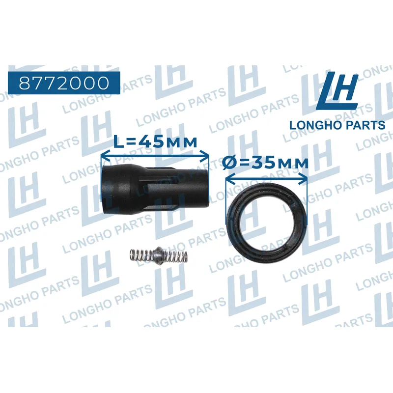 Наконечник катушки зажигания PEUGEOT-CITROEN 1607576780, MITSUBISHI MN195805 LONGHO 8772000