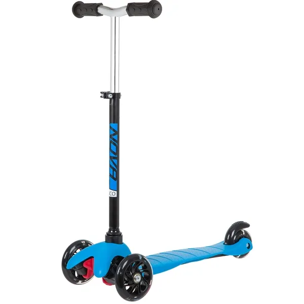 Самокат Novatrack Disco-kids Basic для детей, свет.колеса PU пер.120*24 задн.76*24 мм, эргоно Novatrack 120H.DISCOKIDS.BGBL20
