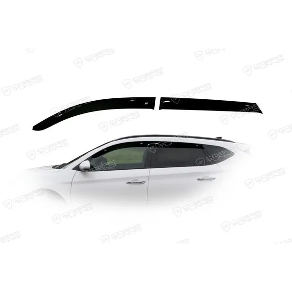 Дефлектора на окна Hyundai Tucson 2015EuroStandard деф.окон Cobra Tuning HE24715