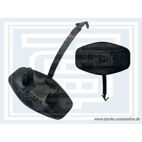 Шильдик «Airbag» BMW X-5 (E53) black STARKE 181417