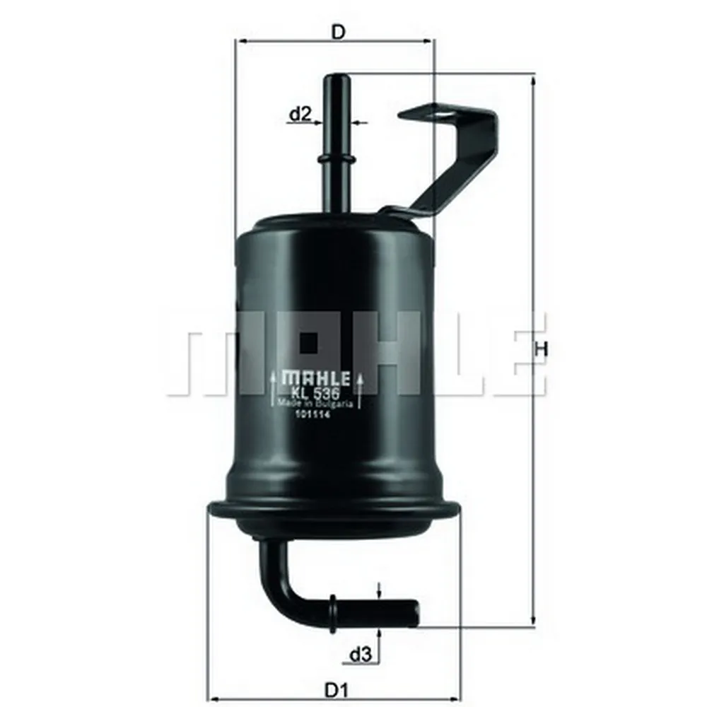 Фильтр топливный KNECHT/MAHLE KL536