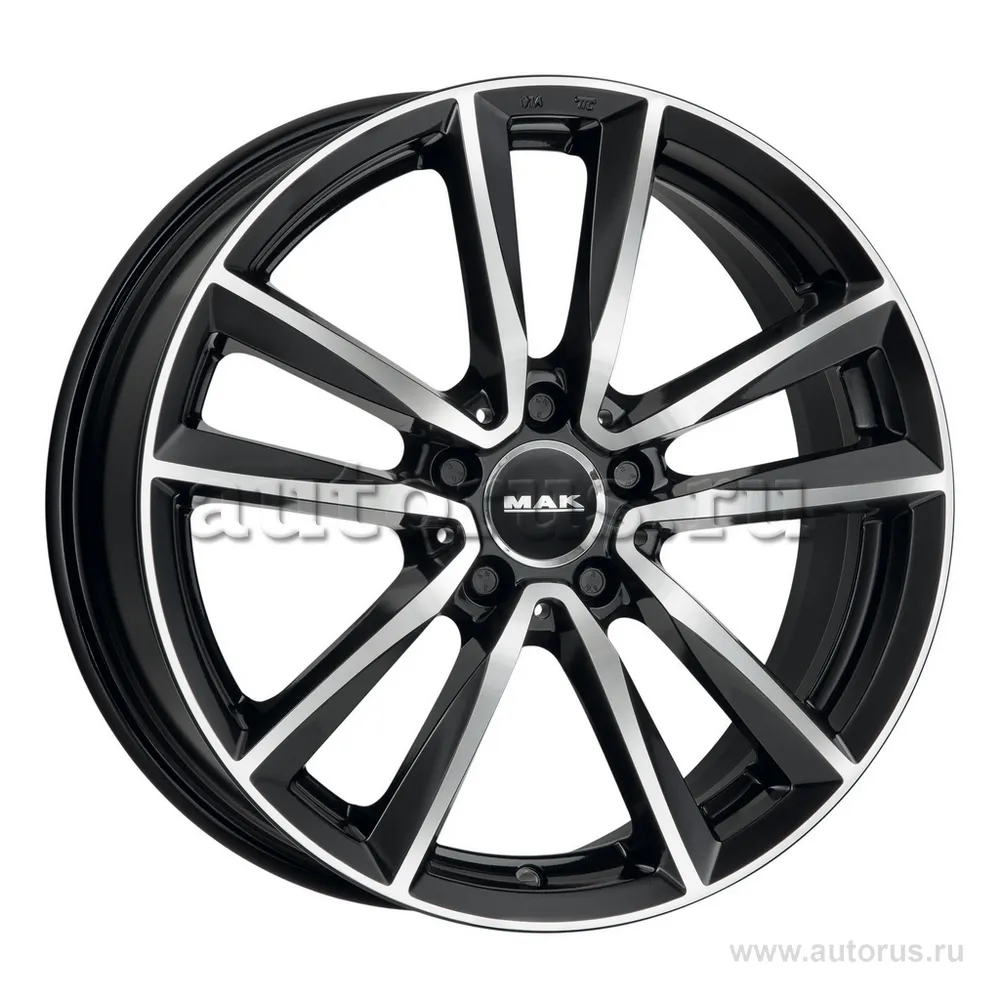 Диск литой R19 8J 5x112/66.6 ET48 MAK Bremen Black Mirror F8090BXBM48WS5X