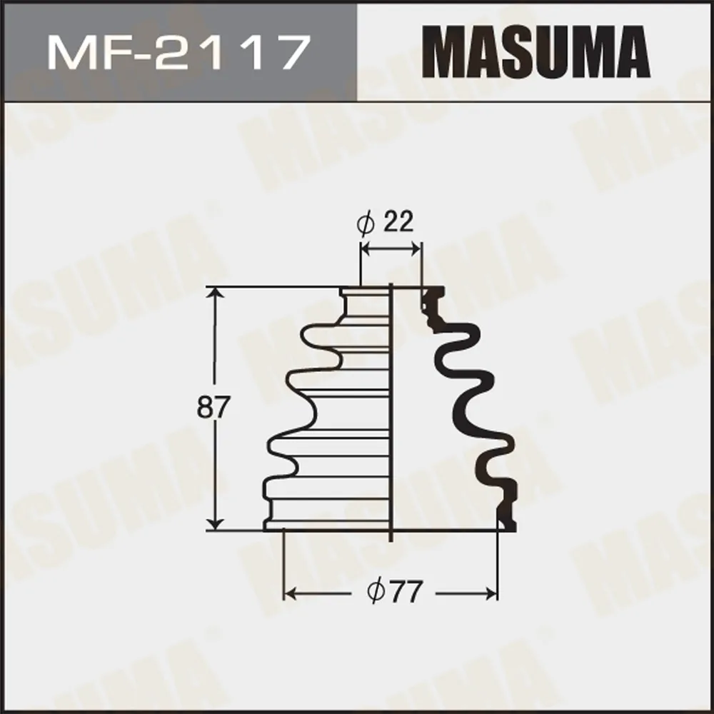 Пыльник ШРУСа TOYOTA CALDINA MASUMA MF-2117
